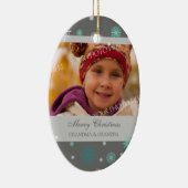 Foto van Merry kerst Grootouders Ornament Gray (Rechts)
