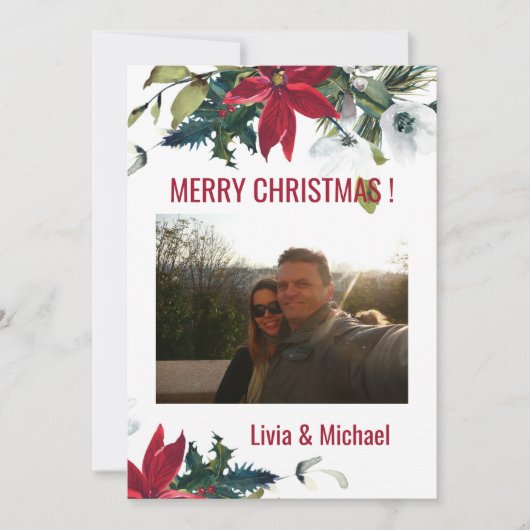 Foto van Merry Kerstcard Kaart (Voorkant)