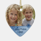Foto van Merry KerstDad Ornament (Rechts)
