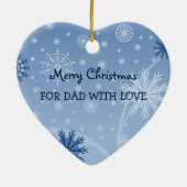 Foto van Merry KerstDad Ornament (Achterkant)