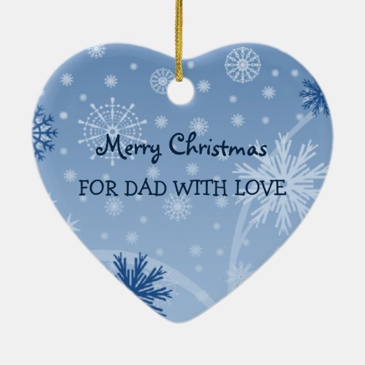 Foto van Merry KerstDad Ornament (Achterkant)