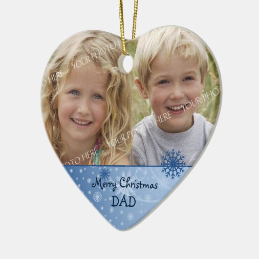 Foto van Merry KerstDad Ornament (Links)