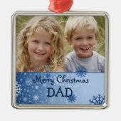 Foto van Merry KerstDad Ornament (Voorkant)