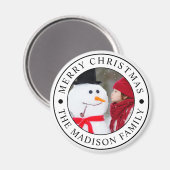 Foto van Merry Kerstfeestay Magneet (Voorkant / Achterkant)