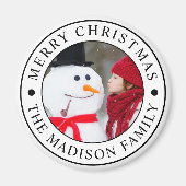 Foto van Merry Kerstfeestay Magneet (Voorkant)