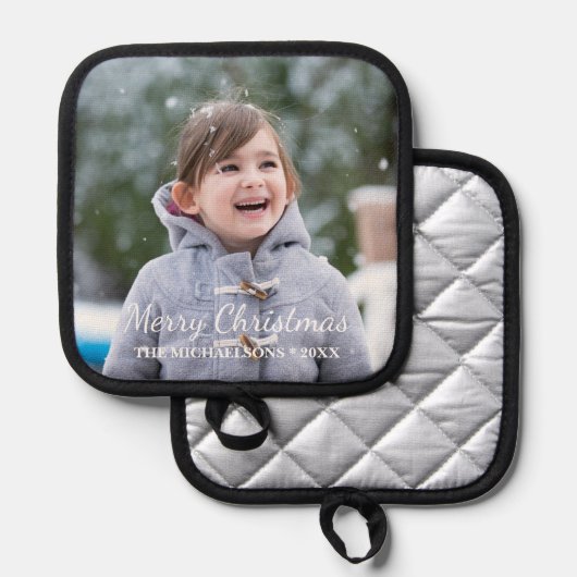 Foto van Merry Kerstfeestay Pannenlap (Voorkant / Achterkant)