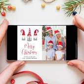 Foto van Merry Kerstgnomen Feestdagenkaart