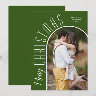 Foto van Merry KerstGreen Arch Feestdagenkaart