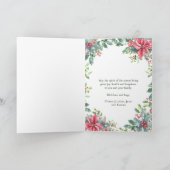 Foto van Merry KerstHolly en Berry Greenery Feestdagen Kaart (Binnen)