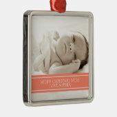 Foto van Merry Kerstmam Ornament Coral (Rechts)