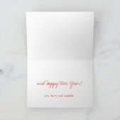 Foto van Merry Kerstman Moose Feestdagen Kaart (Binnen)