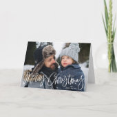 Foto van Merry Kerstmis Feestdagen Kaart (Voorkant)