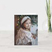 Foto van Merry Kerstmis Feestdagen Kaart (Voorkant)