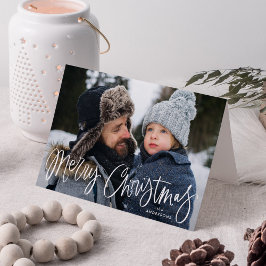 Foto van Merry Kerstmis Feestdagen Kaart