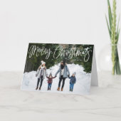 Foto van Merry Kerstmis Feestdagen Kaart (Voorkant)