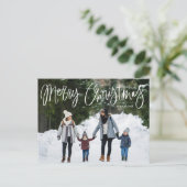 Foto van Merry Kerstmis Feestdagenkaart (Staand voorkant)