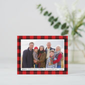 Foto van Merry KerstRed Plays Briefkaart (Staand voorkant)