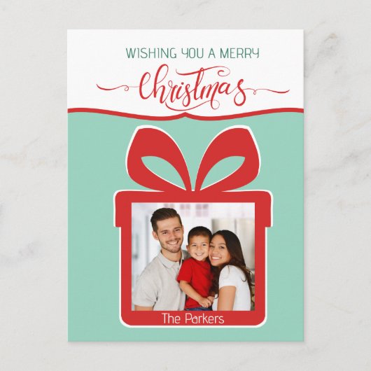 Foto van Merry Kerstry Briefkaart (Voorkant)
