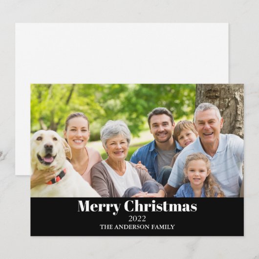 Foto van Merry Kerstry Feestdagenkaart (Voorkant / Achterkant)