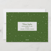 Foto van Merry Kerstscript Feestdagenkaart (Achterkant)