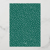 Foto van Merry Kerstscript Folie Feestdagenkaart (Achterkant)