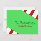 Foto van Merry KerstSpaanse kerstbrieftering (Achterkant)