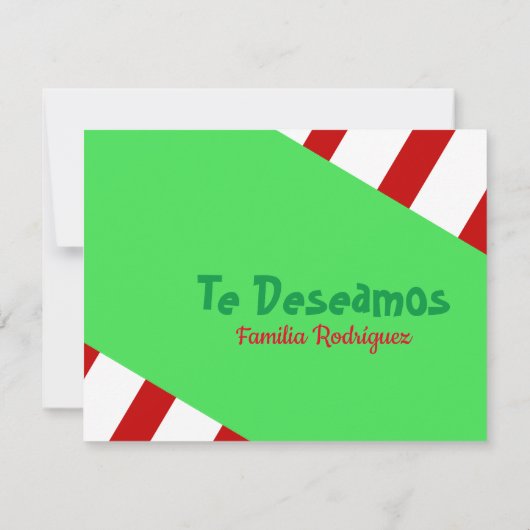 Foto van Merry KerstSpaanse kerstbrieftering (Achterkant)