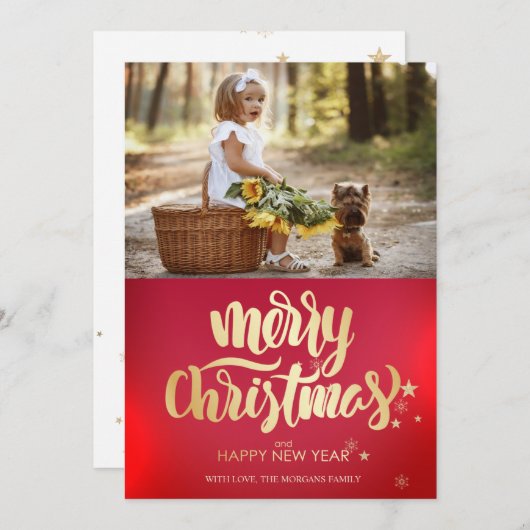 Foto van Merry Kerststerren (Voorkant / Achterkant)