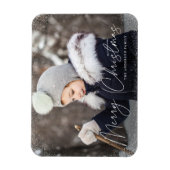 Foto van Merry Kerstwinter Magneet (Verticaal)
