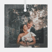 Foto van Merry & Married Elegant Glas Ornament (Voorkant)