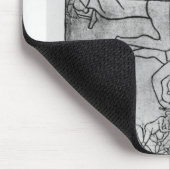 Foto van mevrouw Fr Studies of mannen Muismat (Hoek)