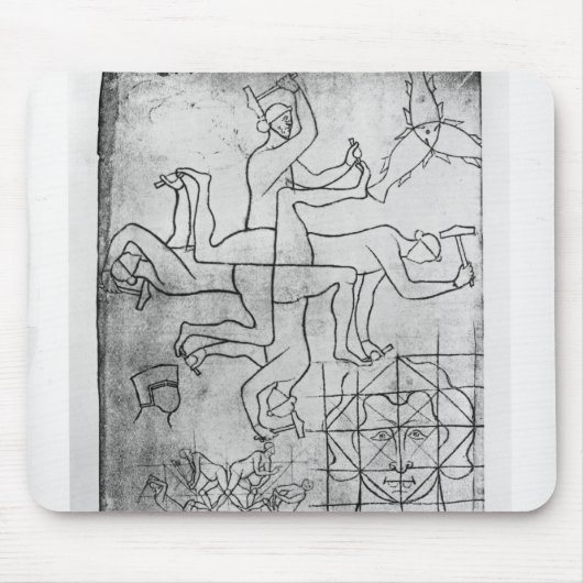 Foto van mevrouw Fr Studies of mannen Muismat (Voorkant)