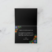Foto van Mexicaanse bloemen Bedankkaart (Binnen)