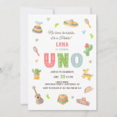 Foto van Mexicaanse kleur Fiesta, eerste verjaarda Kaart (Voorkant)