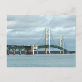 Foto van Michigan Mackinac Bridge Briefkaart