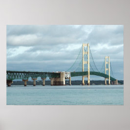Foto van Michigan Mackinac Bridge Poster