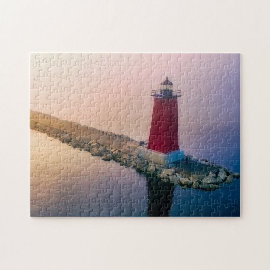 Foto van Michigan Manistique Lighthouse Legpuzzel (Horizontaal)