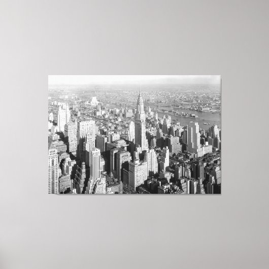  foto van Midtown Manhattan Canvas Afdruk (Voorkant)