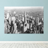  foto van Midtown Manhattan Canvas Afdruk (Insitu (Houten vloer))