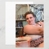 Foto van mij digitaal geüpgraded op papier (Voorkant / Achterkant)