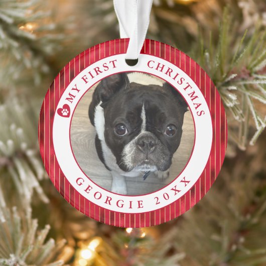 Foto van mijn eerste kerst ornament (Boom)