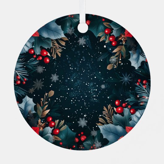 Foto van mijn eerste kersthond metalen ornament (Achterkant)