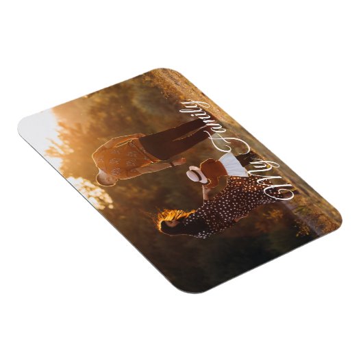 foto van mijn familie met kalligrafie magneet (Rechterzijde)