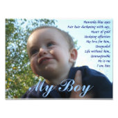 Foto van mijn jongen afdrukken foto afdruk (Voorkant)