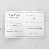 Foto van mijn papa verjaardag kaart (Binnen)
