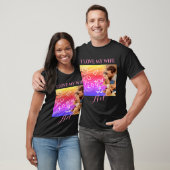Foto van mijn vrouw XOXO Rainbow-Waterverf T-shirt (Unisex)