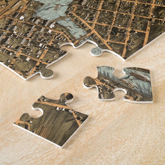  foto van Milwaukee (1872) Legpuzzel (Zijkant)