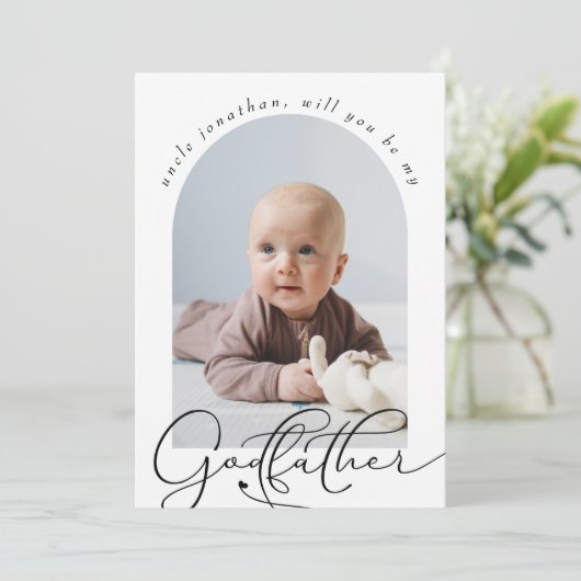 Foto van minimalistisch Godfather-voorstel (Staand voorkant)