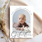 Foto van minimalistisch godmoersvoorstel