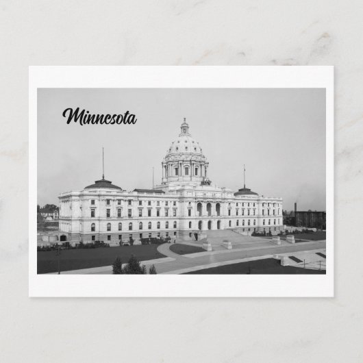 foto van Minnesota State Capitol Briefkaart (Voorkant)
